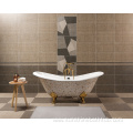 Traditional 72 Double Slipper Cast Iron Bath Tub